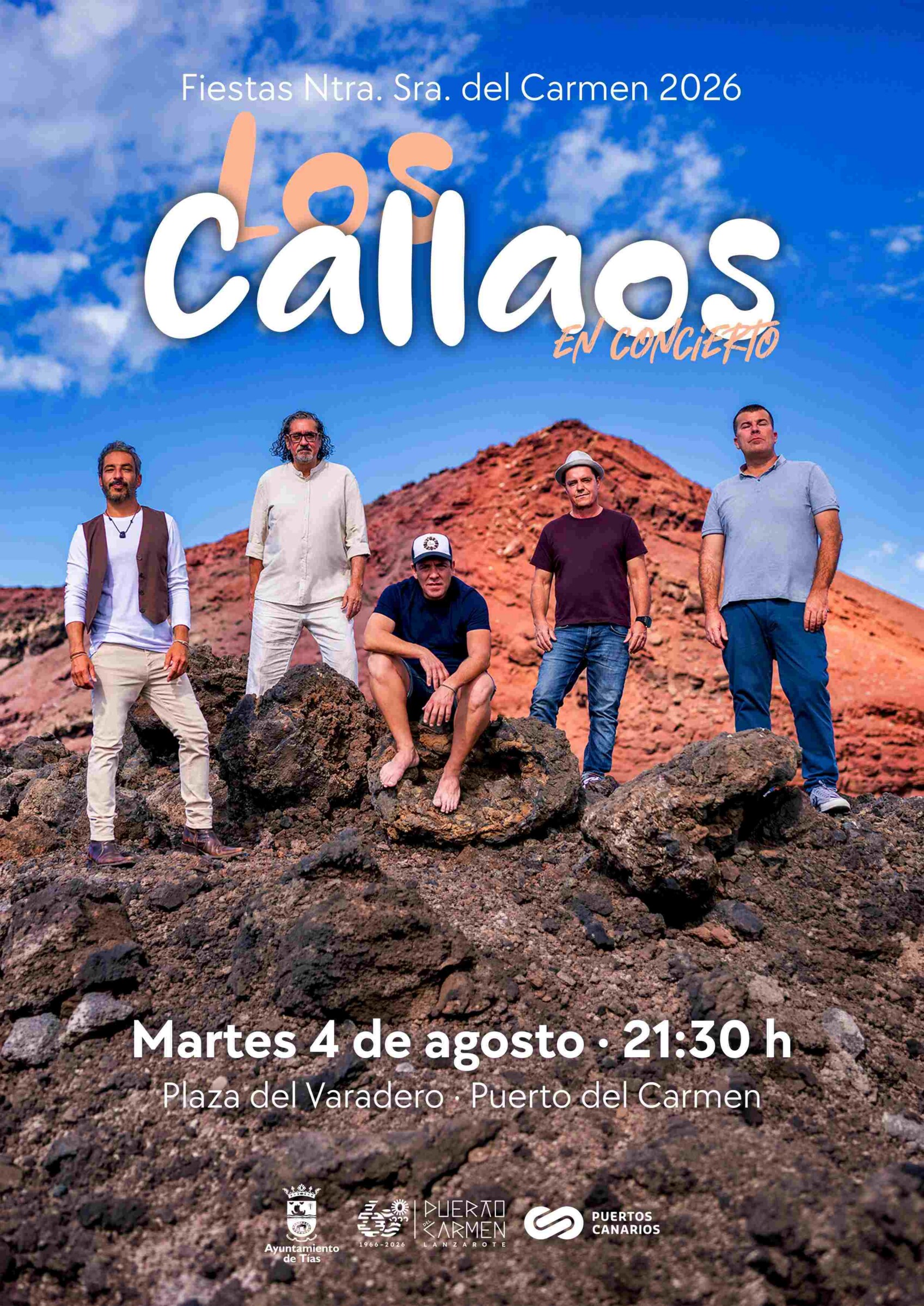 Los Callaos en concierto. Fiestas del Carmen