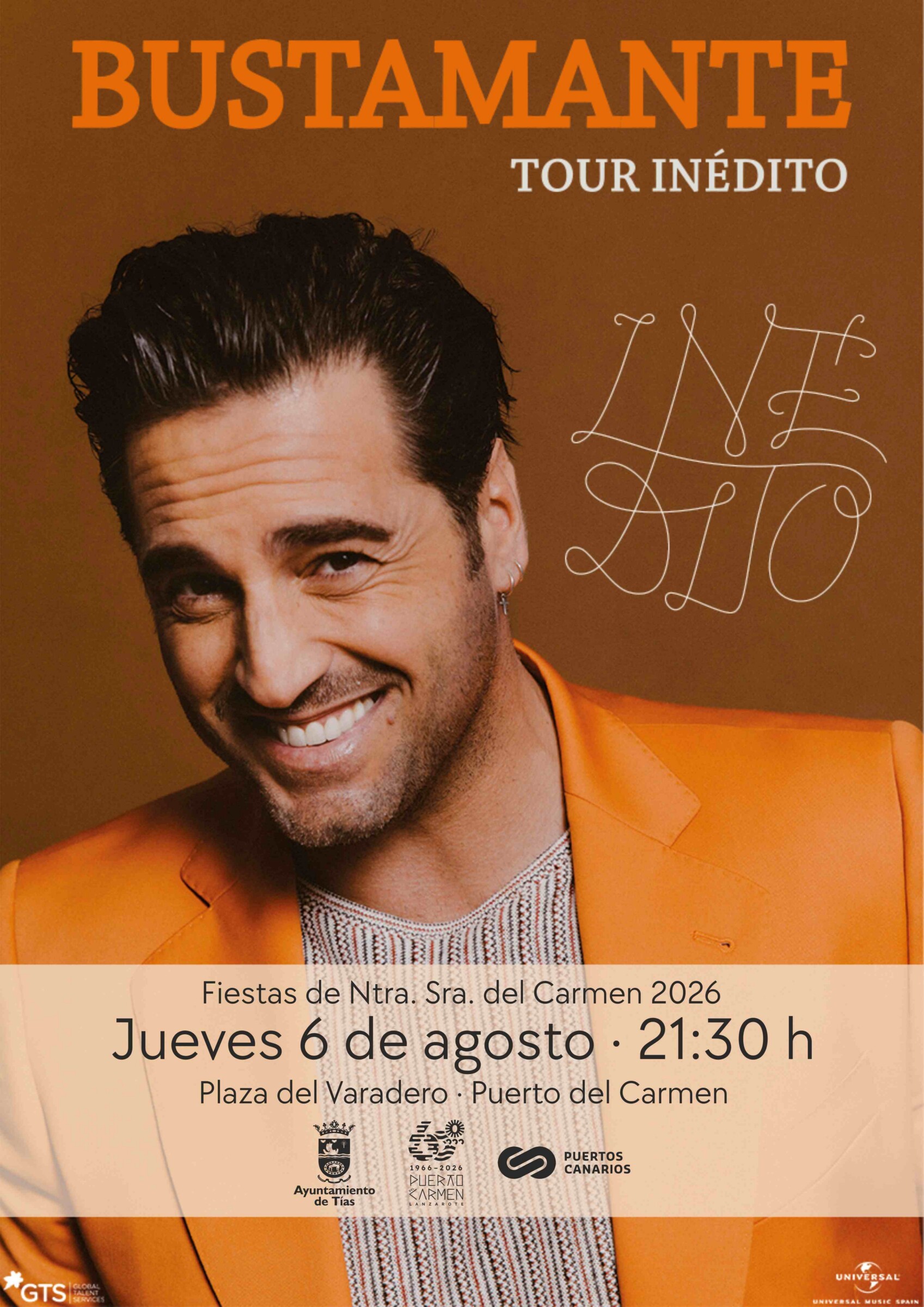 Bustamante en concierto. Tour inédito
